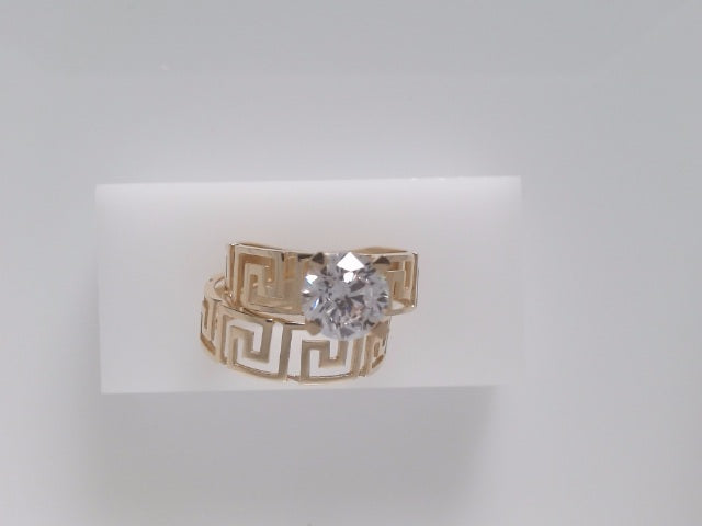 14k Yellow Gold Women's Wedding Ring 6g