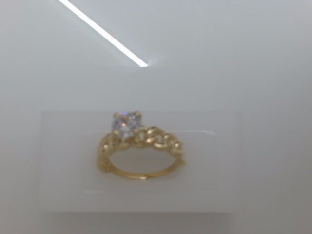 14k Yellow Gold Women's Wedding Ring 4.3g
