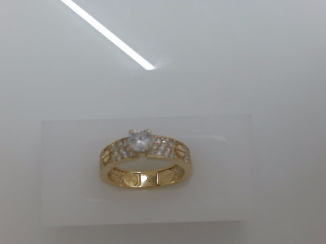 14k Yellow Gold Women's Wedding Ring 4.2g