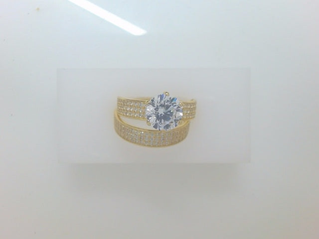 14k Yellow Gold Women's Wedding Ring 4.2g