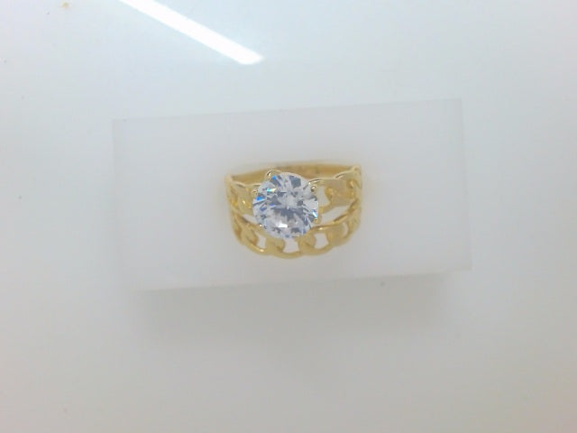 14k Yellow Gold Women's Wedding Ring 3.6g