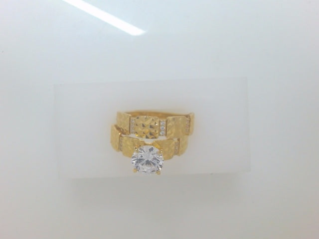 14k Yellow Gold Women's Wedding Ring 5.7g