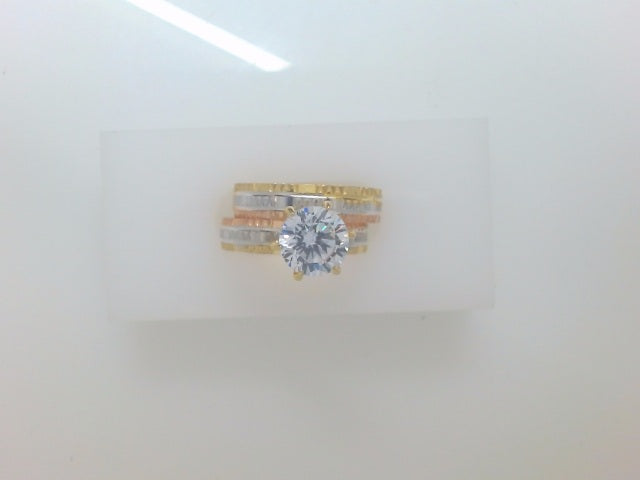 14k Yellow Gold Women's Wedding Ring 3.6g