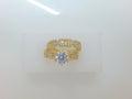14k Yellow Gold Women's Wedding Ring 6.4g