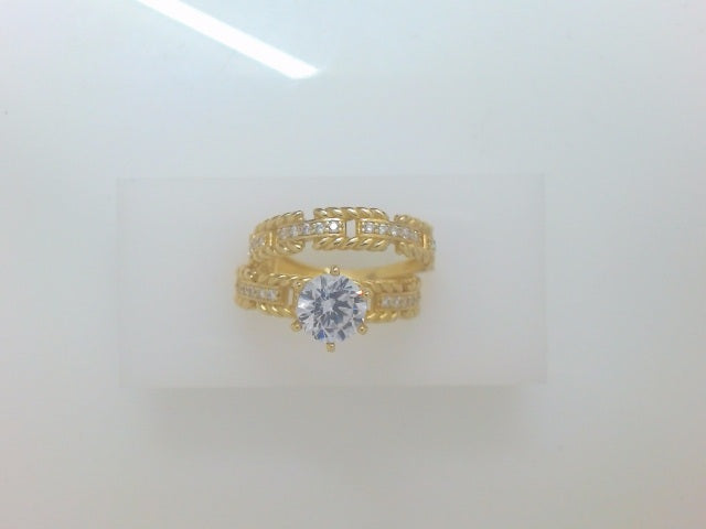 14k Yellow Gold Women's Wedding Ring 6.4g