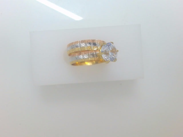 14k Yellow Gold Women's Wedding Ring 3.6g