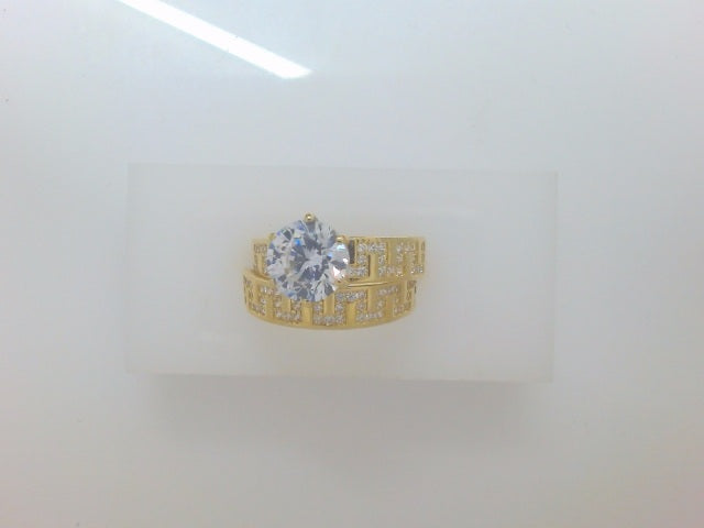 14k Yellow Gold Women's Wedding Ring 4.3g