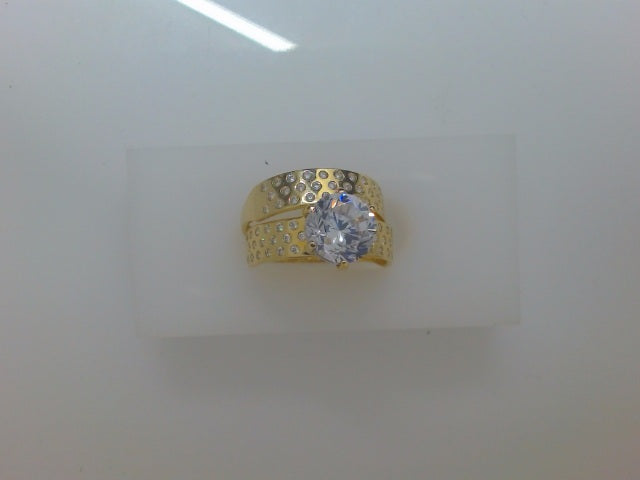 14k Yellow Gold Women's Wedding Ring 3.7g