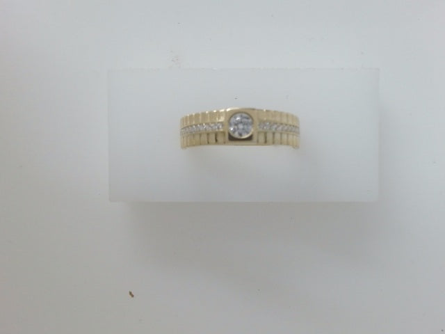 14k Yellow Gold Men's Wedding Ring 2g