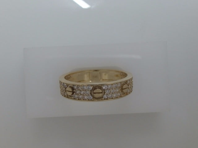 14k Yellow Gold Men's Wedding Ring 4.7g
