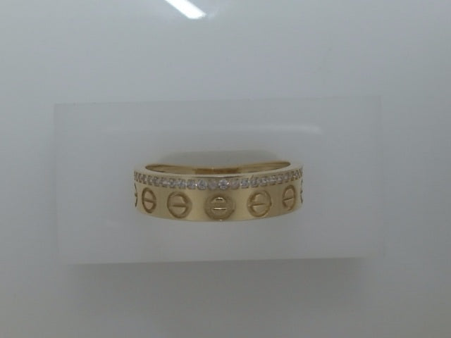 14k Yellow Gold Men's Wedding Ring 4.3g