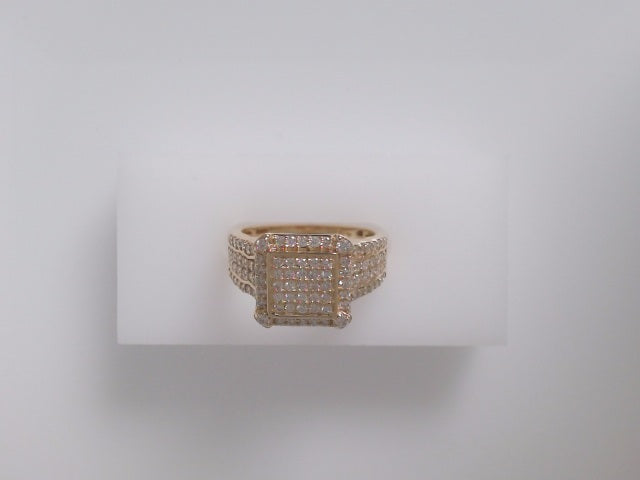 14k Yellow Gold Diamond Women's Wedding Ring 22.7g
