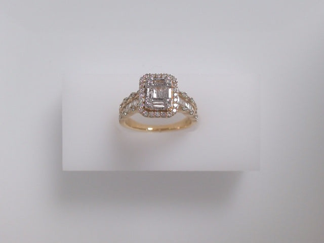 14k Yellow Gold Diamond Women's Wedding Ring 23.8g