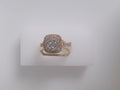 14k Yellow Gold Diamond Women's Wedding Ring 28.9g