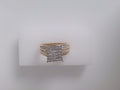 14k Yellow Gold Diamond Women's Wedding Ring 36.4g