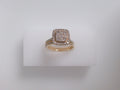 14k Yellow Gold Diamond Women's Wedding Ring 21.4g