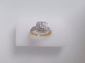 14k Yellow Gold Diamond Women's Wedding Ring 15g