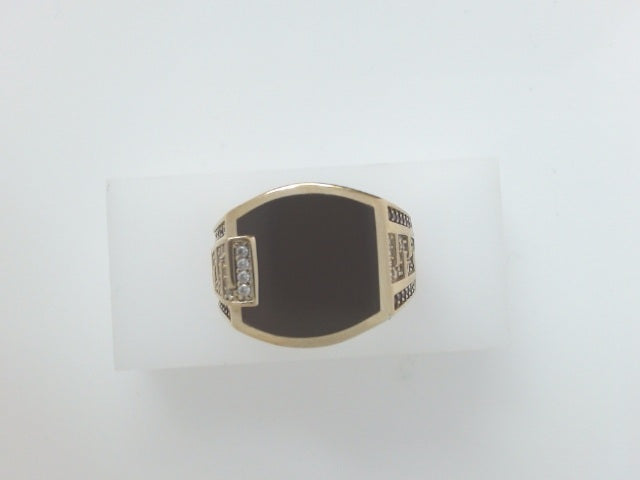 14k Yellow Gold Men's Ring 9.9g