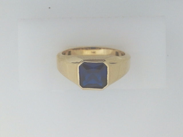 14k Yellow Gold Men's Ring 7g