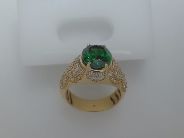14k Yellow Gold Men's Ring 12.2g
