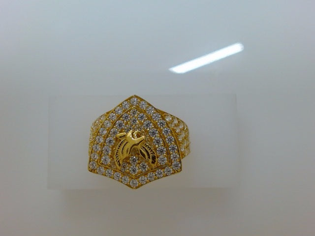 14k Yellow Gold Men's Ring 6.8g