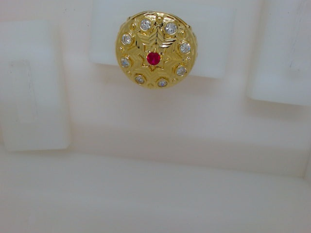 14k Yellow Gold Men's Ring 16.3g