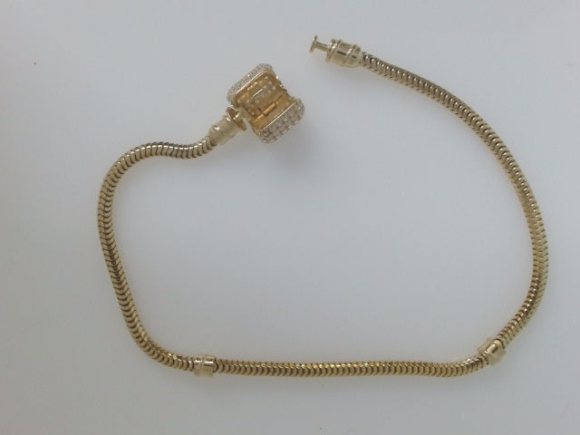 14k Yellow Gold Women's Bracelet 7.6g