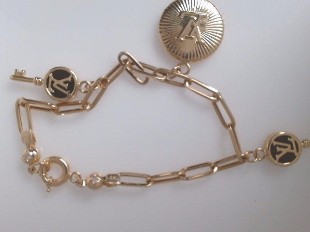 14k Yellow Gold Women's Bracelet 9g