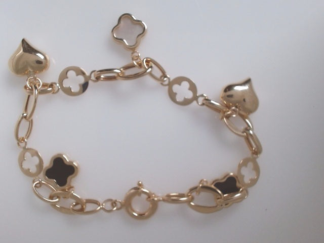 14k Yellow Gold Women's Bracelet 8.7g