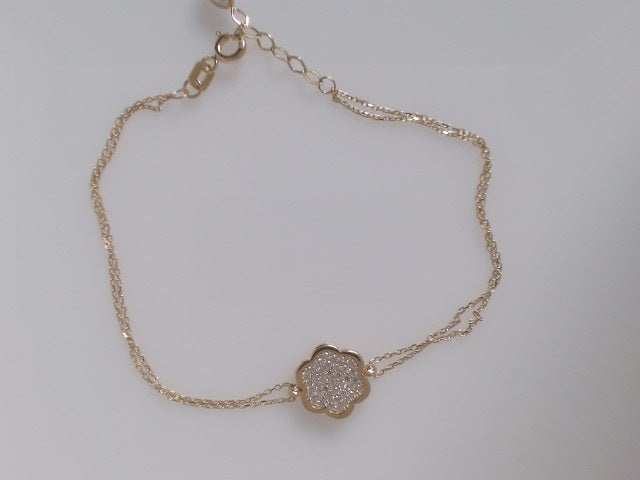 14k Yellow Gold Women's Bracelet 2.4g