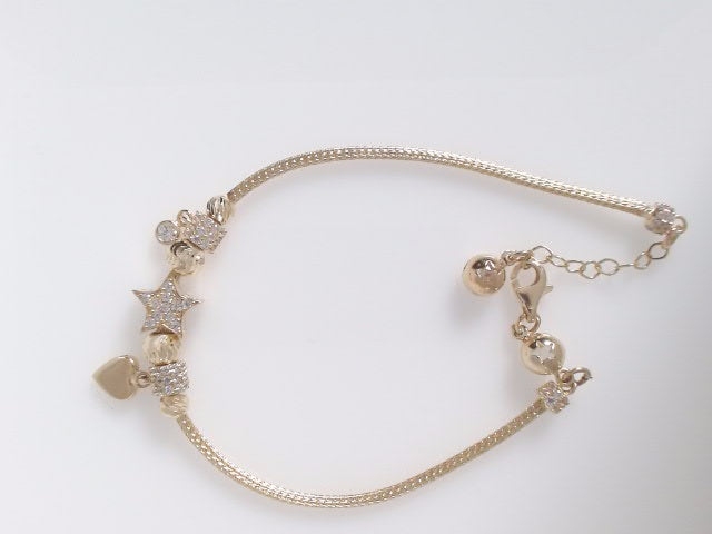 14k Yellow Gold Women's Bracelet 6.8g
