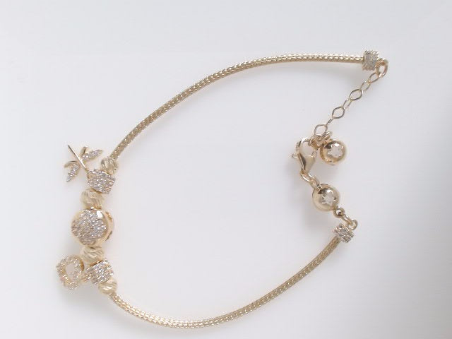 14k Yellow Gold Women's Bracelet 8g
