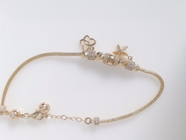 14k Yellow Gold Women's Bracelet 7g