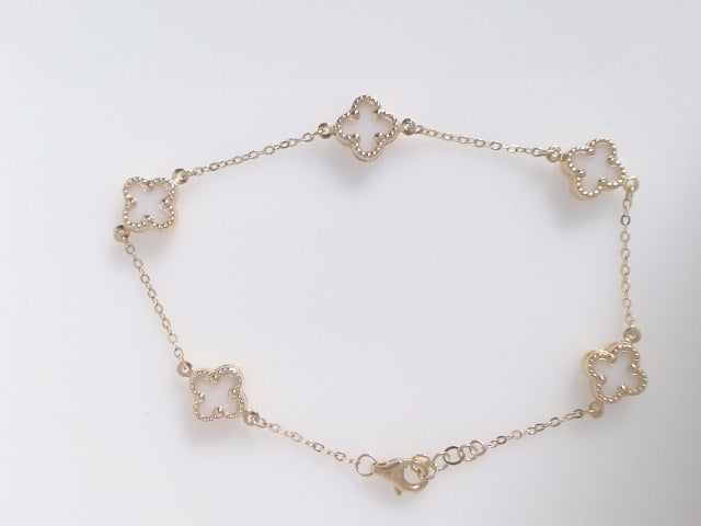 14k Yellow Gold Women's Bracelet 4.3g