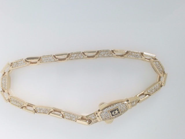 14k Yellow Gold Women's Bracelet 12.5g
