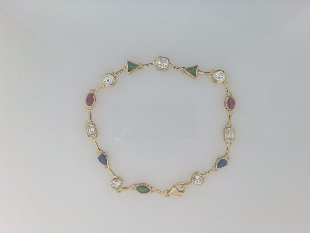 14k Yellow Gold Women's Bracelet 6.4g