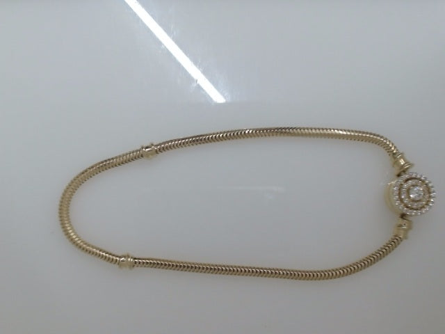 14k Yellow Gold Women's Bracelet 8g