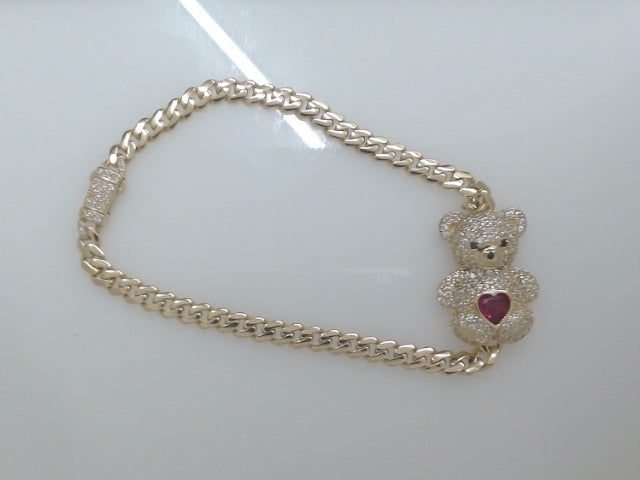 14k Yellow Gold Women's Bracelet 8.1g