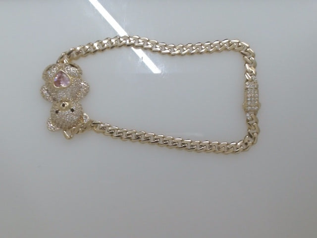 14k Yellow Gold Women's Bracelet 8.2g