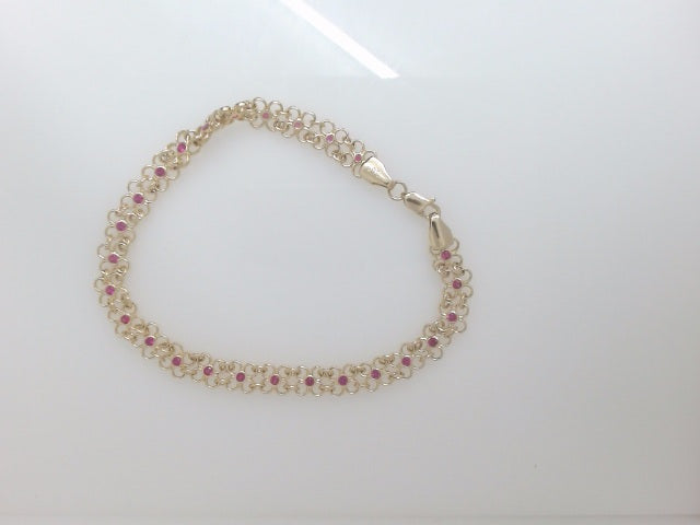 14k Yellow Gold Women's Bracelet 7.6g