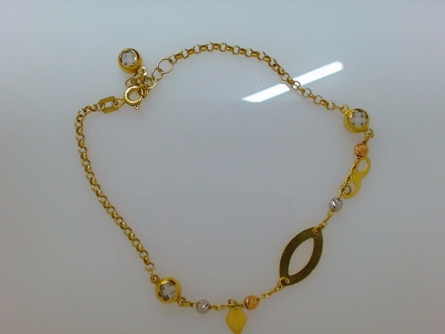 14k Yellow Gold Women's Bracelet 2.7g