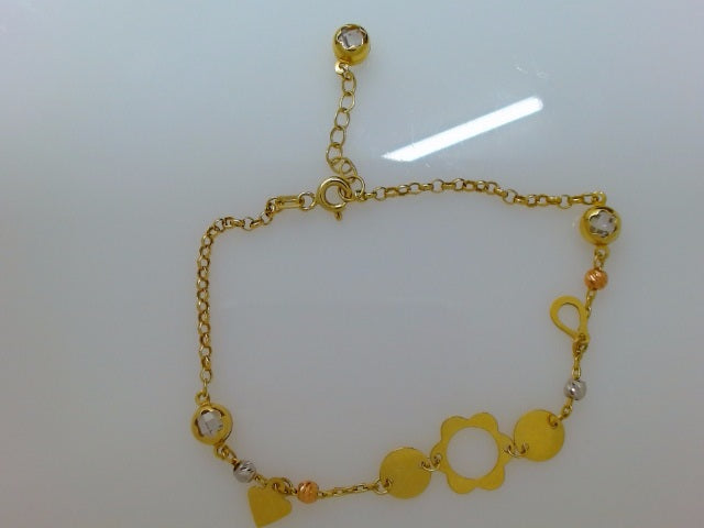 14k Yellow Gold Women's Bracelet 2.8g