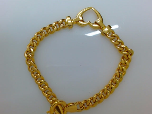 14k Yellow Gold Women's Bracelet 8.6g