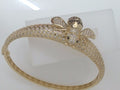 14k Yellow Gold Women's Bangle 15.6g