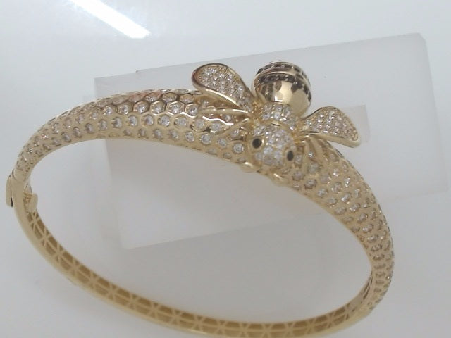 14k Yellow Gold Women's Bangle 15.6g