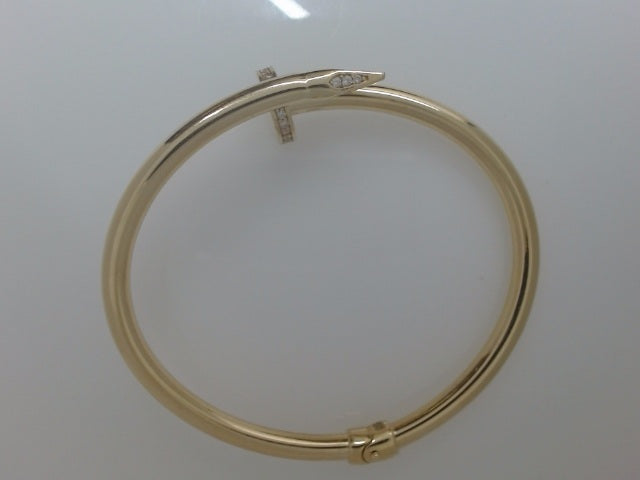 14k Yellow Gold Women's Bangle 9.1g