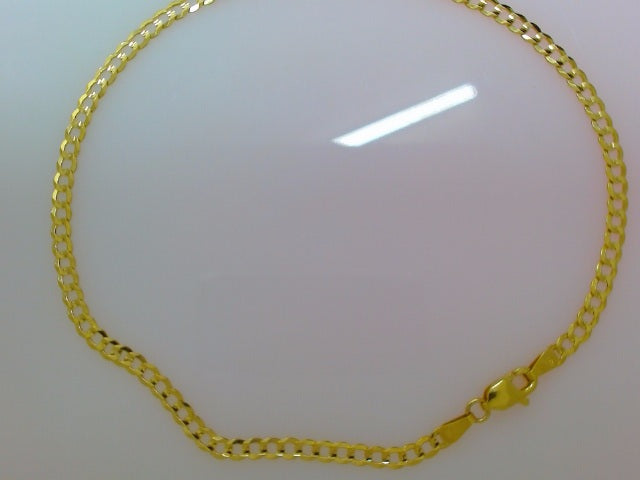 14k Yellow Gold Women's Anklet 3.4g