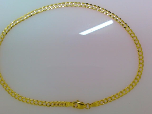 14k Yellow Gold Women's Anklet 3.3g