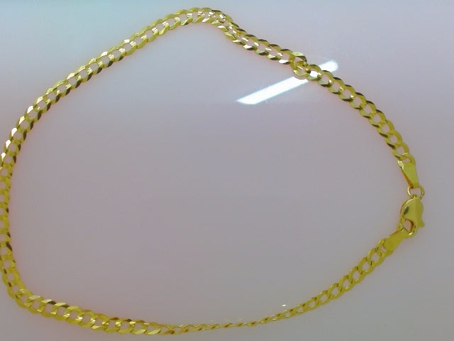 14k Yellow Gold Women's Anklet 3.9g