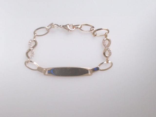 14k Yellow Gold Kid's Anklet 2.9g